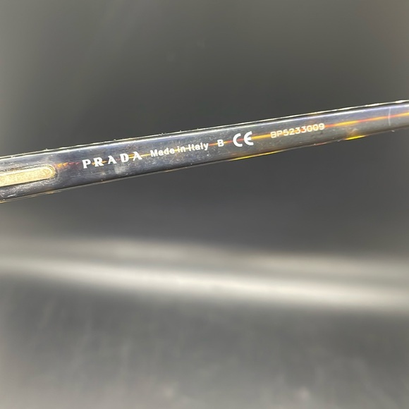 Prada VPR 18L Eyeglasses glasses Tortoise Shell Box & Authentication Card - Picture 10 of 13